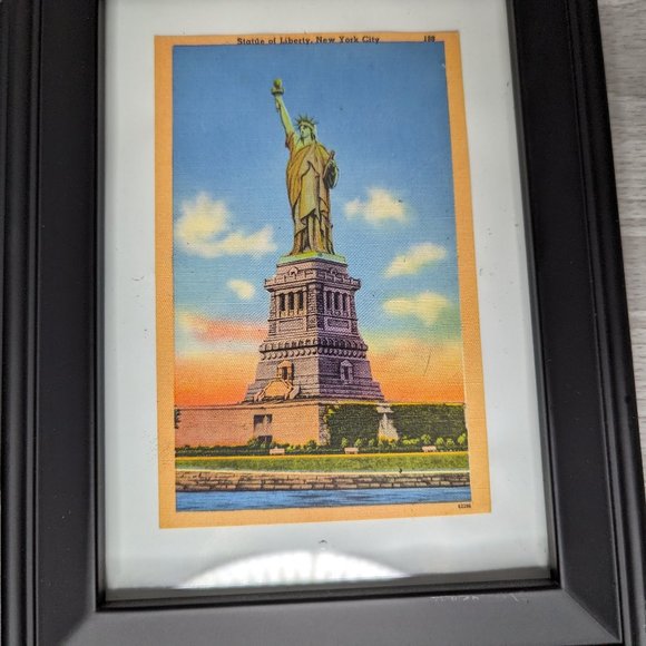 Vintage Framed 4 New York City Postcards - Picture 3 of 12